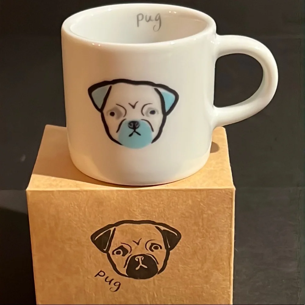 Trey Speegle original artwork “MORE PLEASE” ceramic dog bowl